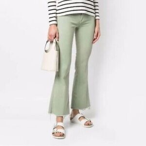 Mother Weekender Fray Iceberg Green 32